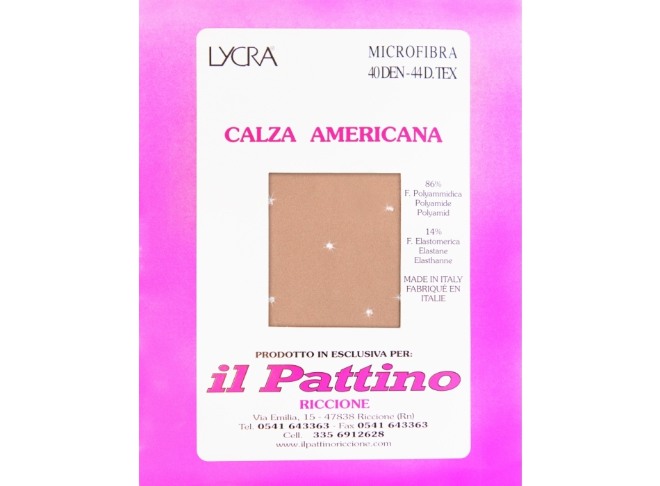 Medias de color natural con cristales