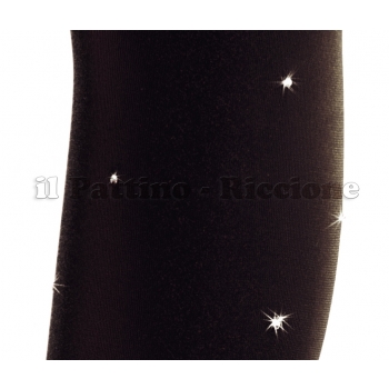 Medias color Negro con cristales