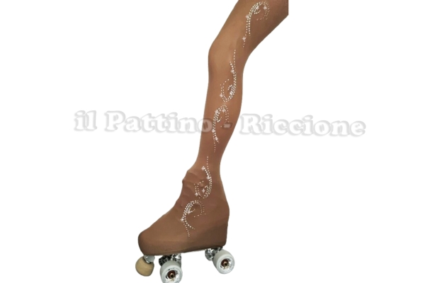Medias para patinaje color natural MICRO SHINE OLA