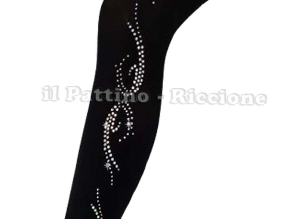 Medias de color Negra TALON MICRO SHINE OLA