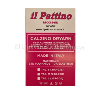 Calcetín de microfibra Dryarn Il Pattino