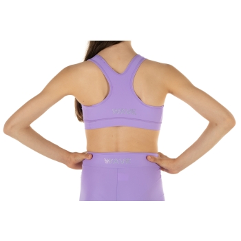 Conjunto deportivo para niña WAVE – Short + Top modelo America LILLA