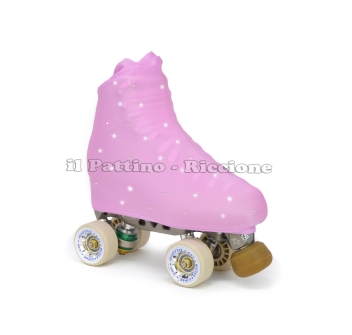 Cubre patines color lila con Strass