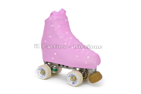 Cubre patines color lila con Strass