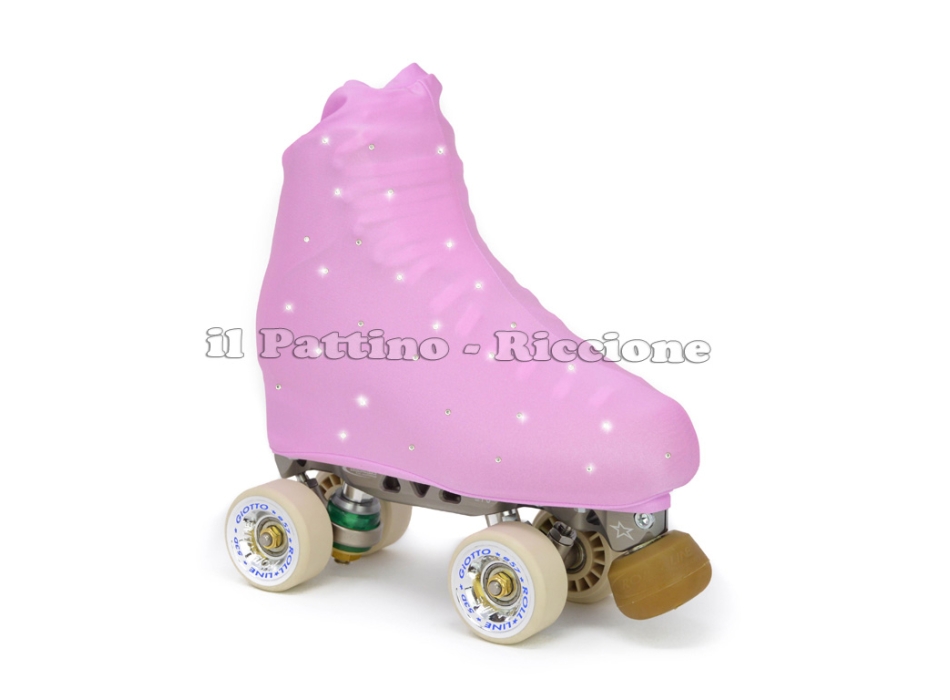Cubre patines color lila con Strass