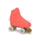 Cubre patines color pesca fluo con Strass