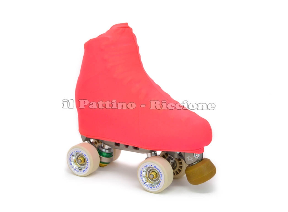 Cubre patines color pesca fluo