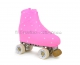 Cubre patines color rosa con Strass