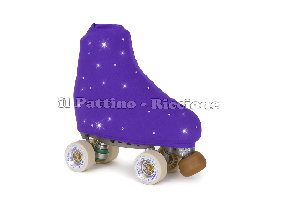 Cubre patines color Viola con Strass