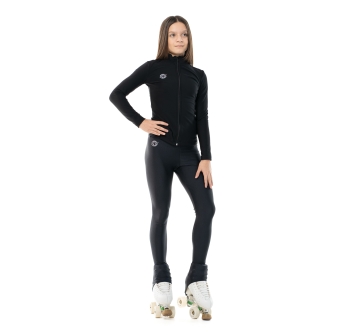 Chaqueta Básica de Lycra Niña Negra