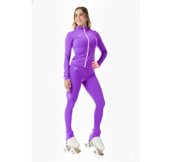 Chaqueta Básica de Lycra Mujer Viola