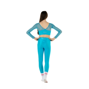 Leggings Wave Basic Fucsia Fluo Chica