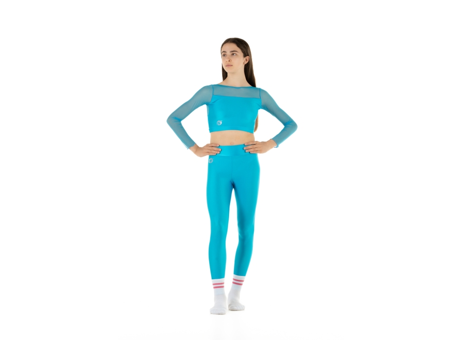 Leggings Wave Basic Fucsia Fluo Chica