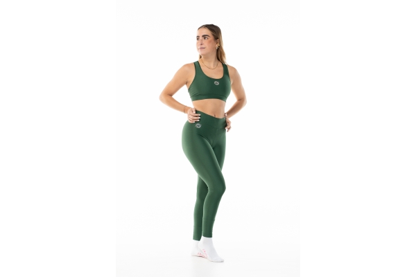 Leggings Wave Basic Verde Mujer