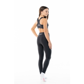 Leggings Wave Basic negro Mujer