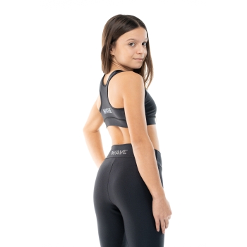 Leggings Wave Basic negro Mujer
