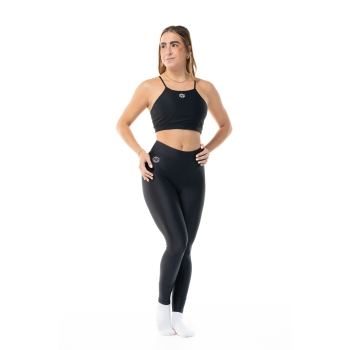 Leggings Wave Basic negro Mujer