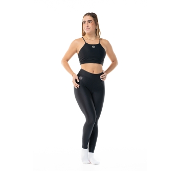 Leggings Wave Basic negro Mujer