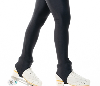 Leggings Wave Estribo negro Mujer