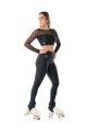 Leggings Térmico Wave Estribo negro Mujer