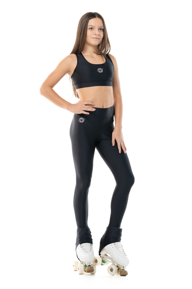 Leggings Wave TALON negro Chica