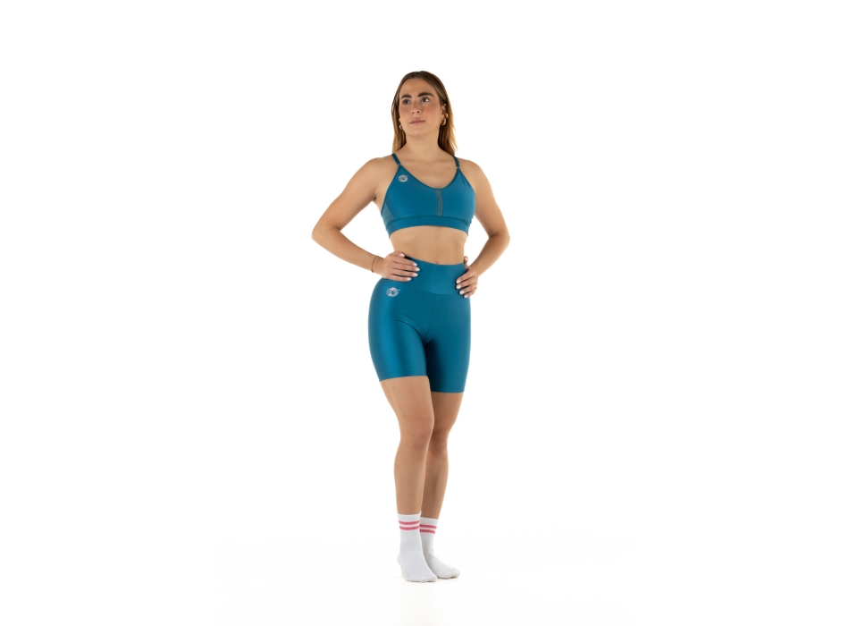 Pantalón corto Wave para mujer Azul Petróleo