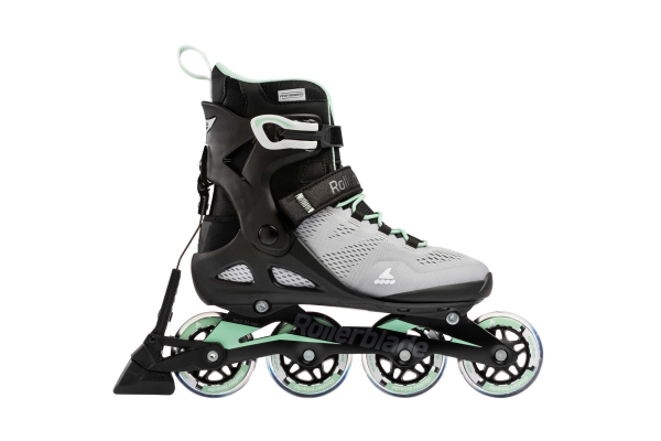 Patines en línea Rollerblade Macroblade 80 ABT gris glaciar / menta