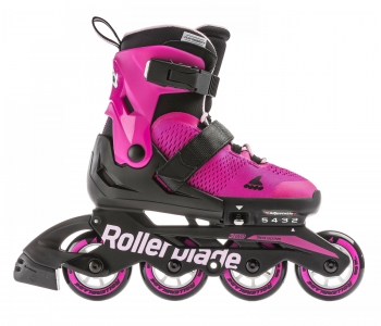 Patines Rollerblade Microblade fucsia / negro