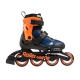 Patines Rollerblade Microblade azul medianoche/ naranja calido