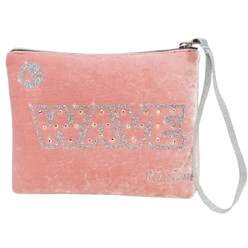 Pochette Wave - Terciopelo negro