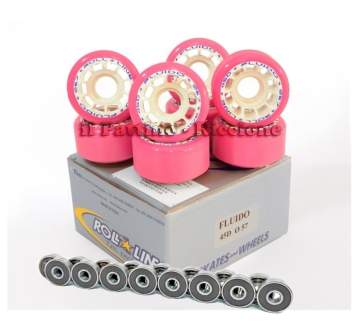 Ruedas Fluido 45D - diam.57 con Rodamientos