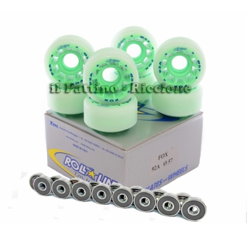 Ruedas Fox 92/A diam. 57 con Rodamientos