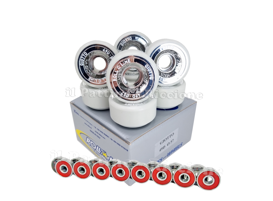 Ruedas Giotto 49D - diam.57 con Rodamientos