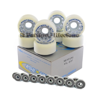 Ruedas Mustang 97/A diam. 57 con Rodamientos
