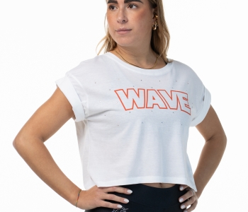 T Shirt Wave Blanca