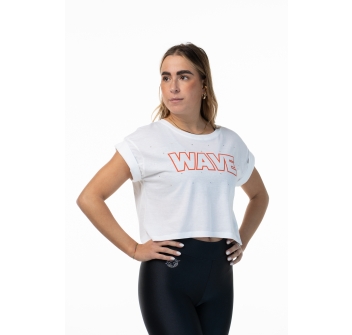 T Shirt Wave Blanca