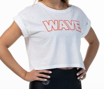 T Shirt Wave Blanca