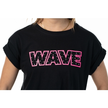 T Shirt Wave Negra