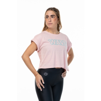 T Shirt Wave Rosa