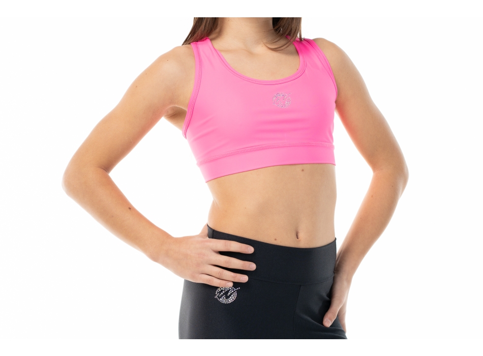 Top deportivo Wave modelo America Chica Fuxia