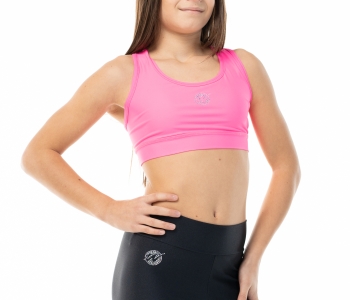 Top deportivo Wave modelo America Chica Fuxia