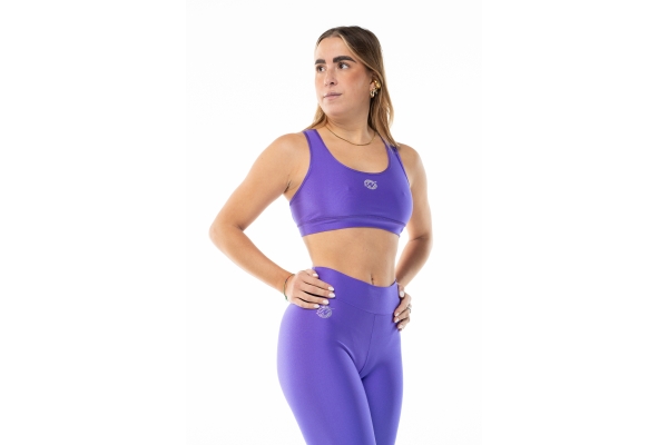 Top deportivo Wave modelo America Mujer Violeto