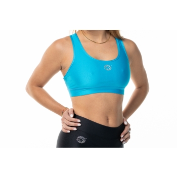 Top deportivo Wave modelo America Mujer Amarillo