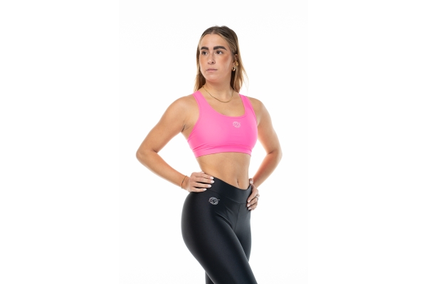 Top deportivo Wave modelo America Mujer Rosa