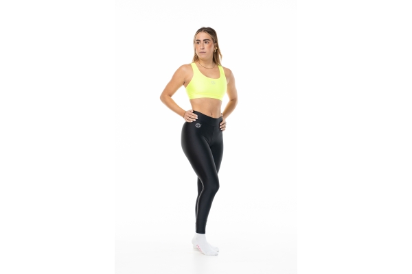 Top deportivo Wave modelo America Mujer Amarillo