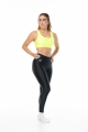 Top deportivo Wave modelo America Mujer Amarillo