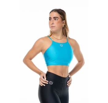 Top deportivo Wave modelo Asia Mujer Amarillo
