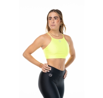 Top deportivo Wave modelo Asia Mujer Negro