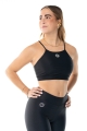 Top deportivo Wave modelo Asia Mujer Negro