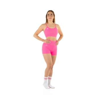 Top deportivo Wave modelo Emma Mujer Fucsia